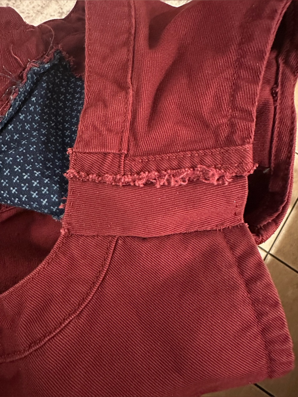 SUK Workwear Yard Suit Women's Size 10 Burgundy Zip-Front 100% Cotton Overalls - Picture 13 of 16